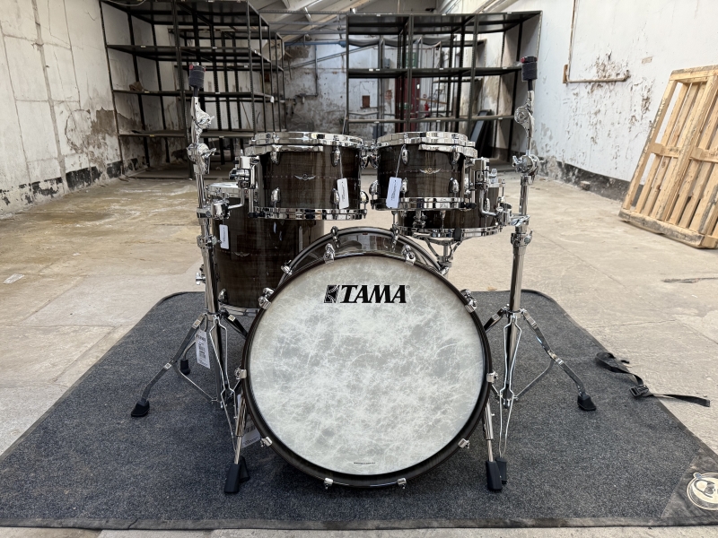 Tama STAR Bubinga 4pc Drum Kit, Shell Pack - Pewter Blue Australian Acacia TB42RZSS-PBA
