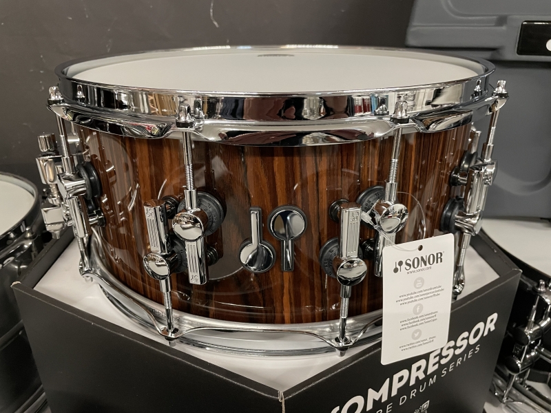Sonor SQ2 14 x 6.5 Snare Drum, Rosewood Veneer, Heavy Beech Shell 1041484-2