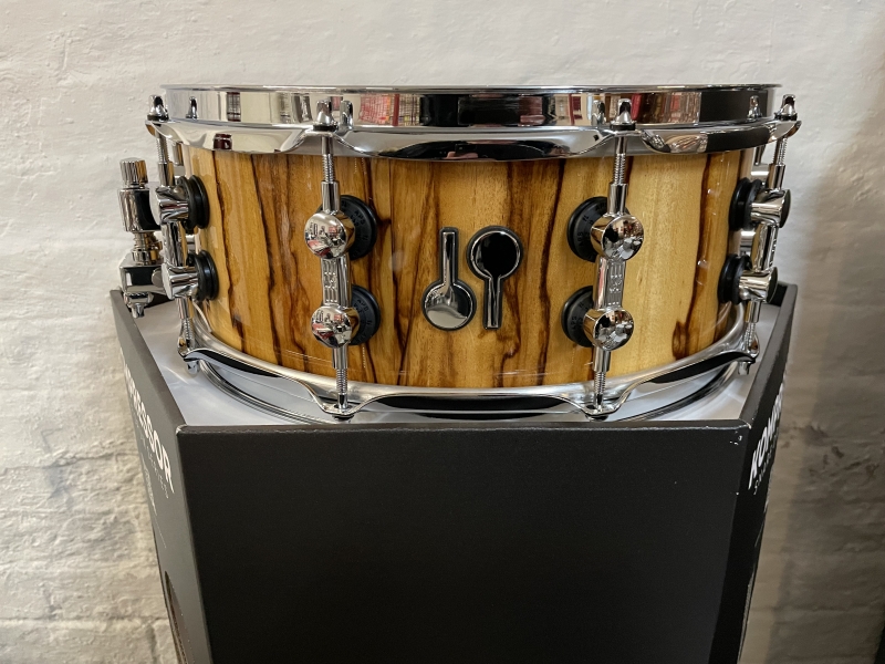 Sonor SQ2 14 x 5.5 Vintage Beech Shell Snare Drum, African Marble 1044684-2