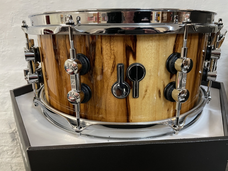 Sonor SQ2 13 x 6 Thin Beech Shell Snare Drum, African Marble 1044681-2 