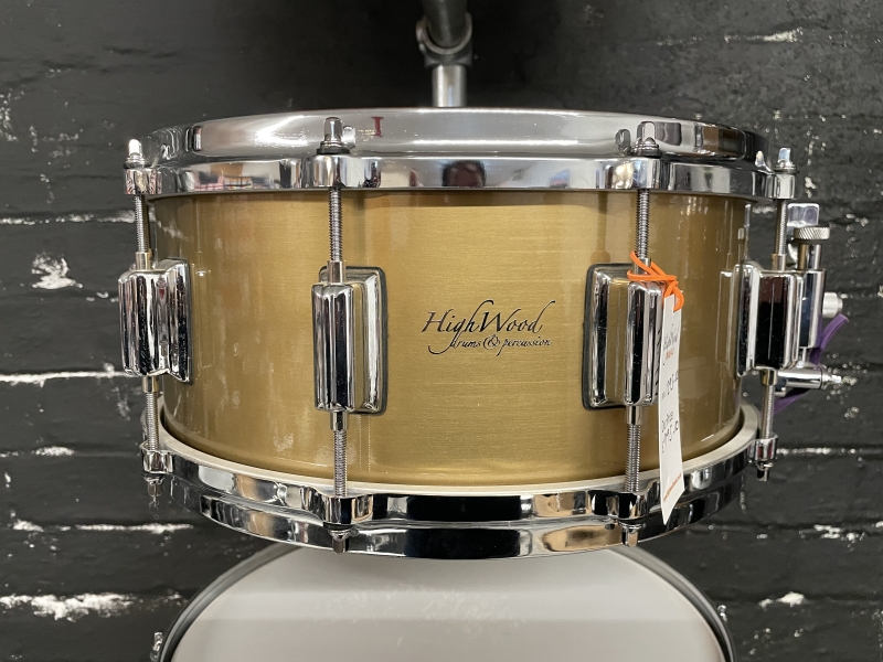 Highwood Bell Metal 14 x 6 Snare Drum, Cast Bronze Shell HD1465BM