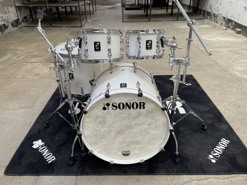 Sonor SQ1 Drum Kit, Shell Pack, Satin White 16100437PW