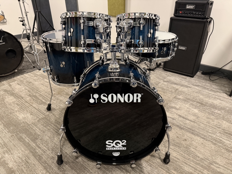 Sonor SQ2 Drum Kit, Shell Pack, Birdseye Azure 1073353-2