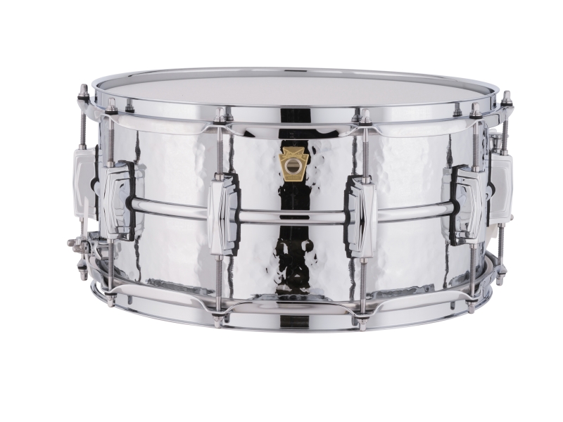Ludwig LM402 14″ x 6.5″ Supraphonic Snare Drum, Imperial Lugs, Hammered Shell (B-Stock) LM402K