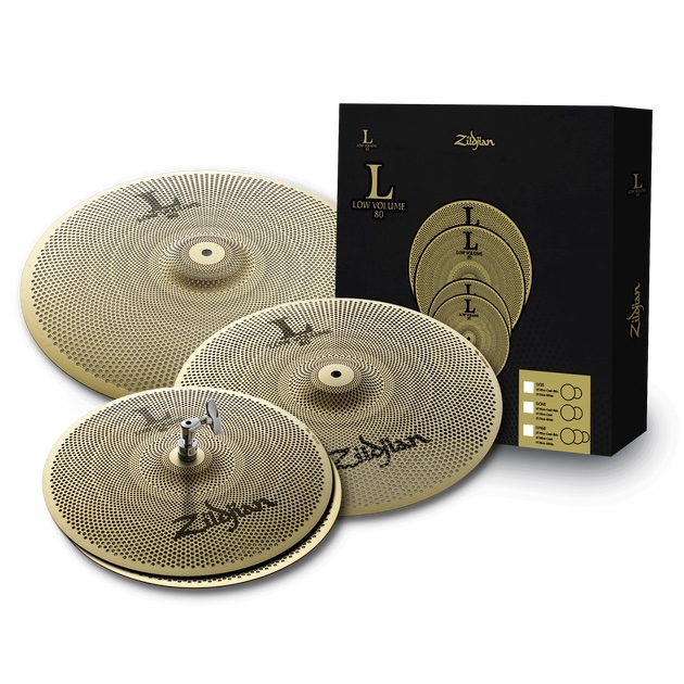 Zildjian L80 Low Volume Cymbal Pack – 14/16/18 LV468