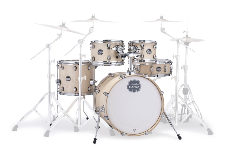 Mapex Mars Maple Drum Kit Fusion Shell Pack, Natural,  20'' 4pc MM504SF-NW