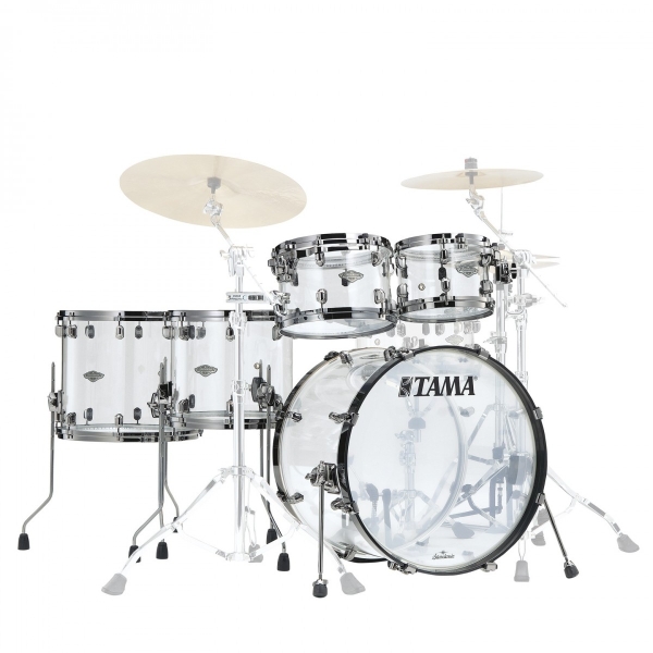 Tama Starclassic Mirage 22 5pc Acrylic Shell Pack, Crystal Ice MBA52RZBNS-CI