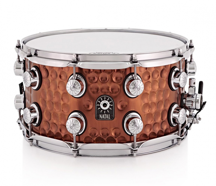 Natal 13″ X 7″ Hand Hammered Bronze Snare Drum SD-HHC-OB37