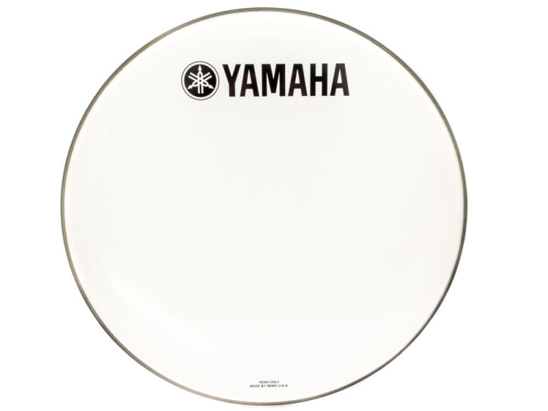 Yamaha 22 inch Classic White Bass / Kick Drum Logo Head BD22W