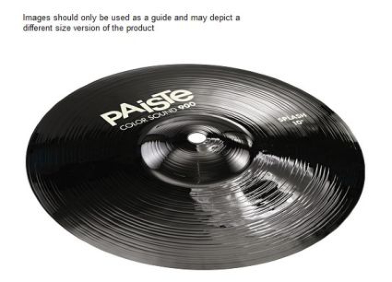 Paiste Color Sound 900 Black 10 Splash Cymbal P9BLK10SPL