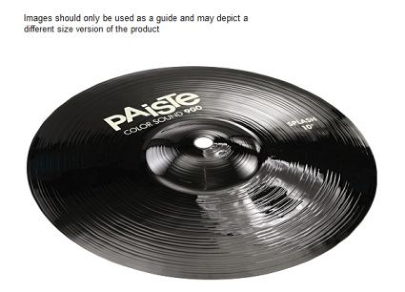Paiste Color Sound 900 Black 12 Splash Cymbal P9BLK12SPL