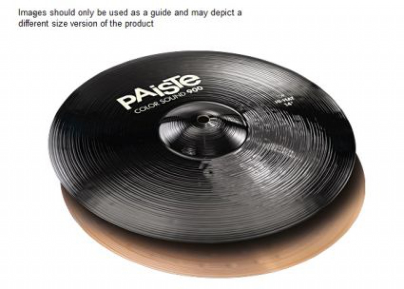 Paiste Color Sound 900 Black 14 Medium Hats   P9BLK14MHH