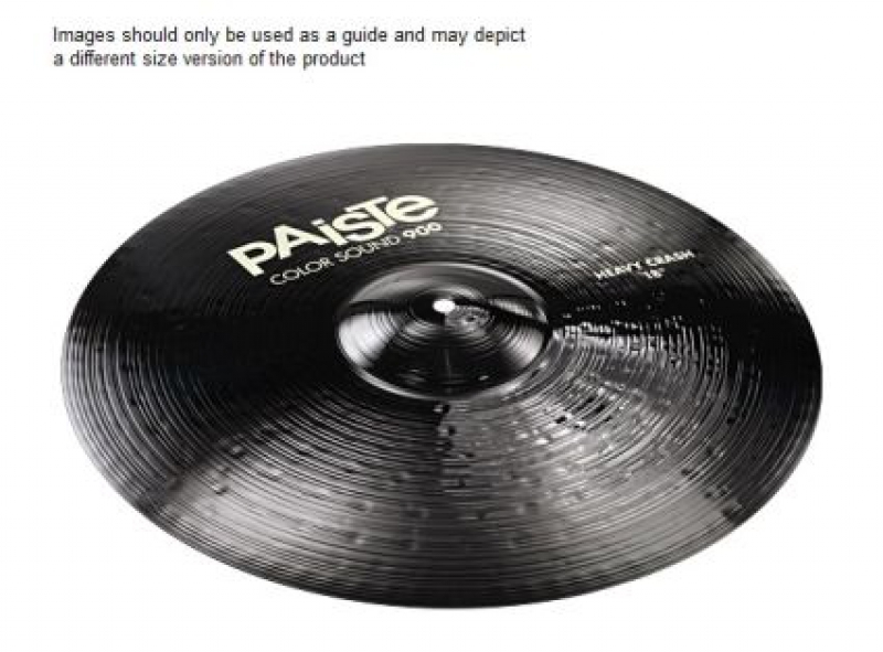 Paiste Color Sound 900 Black 16 Heavy Crash   Cymbal P9BLK16HCR