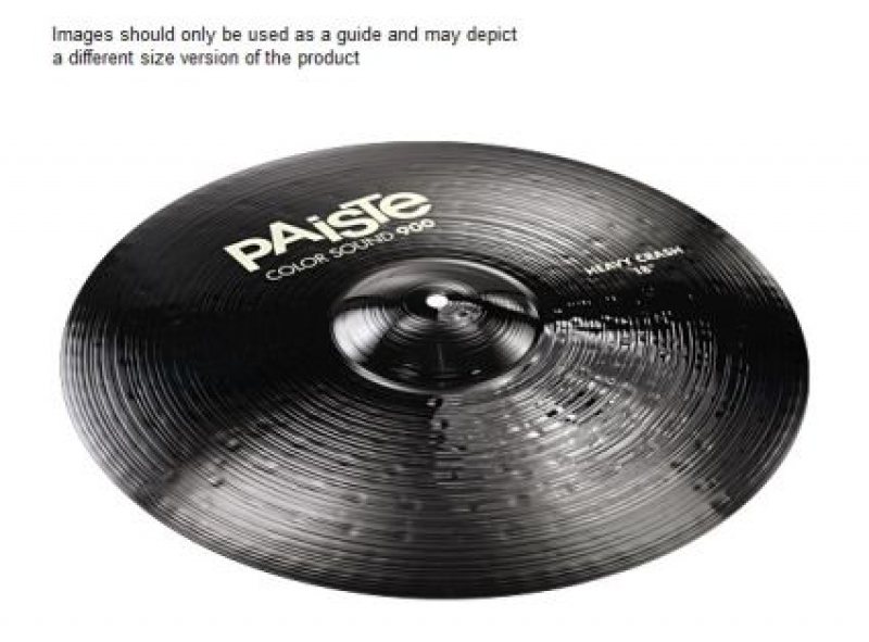 Paiste Color Sound 900 Black 17 Heavy Crash   Cymbal P9BLK17HCR