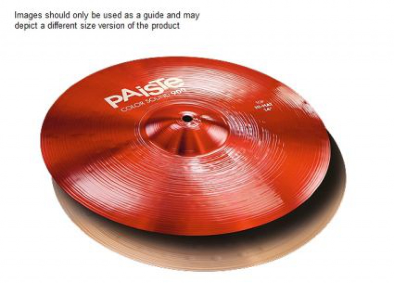 Paiste Color Sound 900 Red 14 Medium Hats    P9RED14MHH