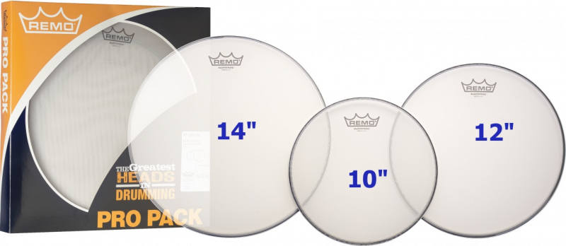 Remo Fusion ProPack Silentstroke 10,12,14 PP-2252-SN