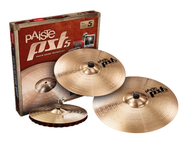Paiste PST5 3 Piece Rock Cymbal Box Set 14/16/20 PST5NBS3ROC