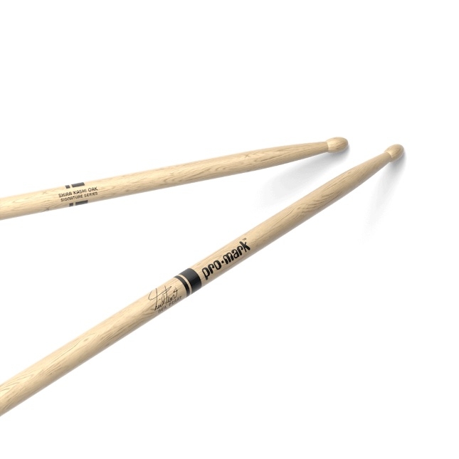 ProMark Neil Peart 747 Shira Kashi Oak Drumstick, Wood Tip PW747W
