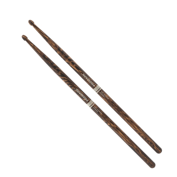 Promark Rebound 5AB FireGrain Hickory Drumstick, Acorn Wood Tip R5ABFG