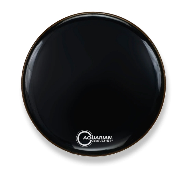 Aquarian Regulator RSM, Gloss Black Bass Drum Resonant Head 22 RF22