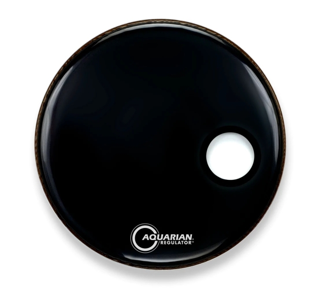 Aquarian Regulator RSM Offset Hole, Gloss Black 18 RSM18BK
