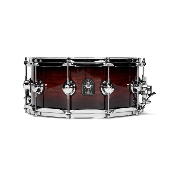 Natal Café Racer 14'' x 5.5'' Snare Drum, Exotic Burst S-TW-S455-EXO