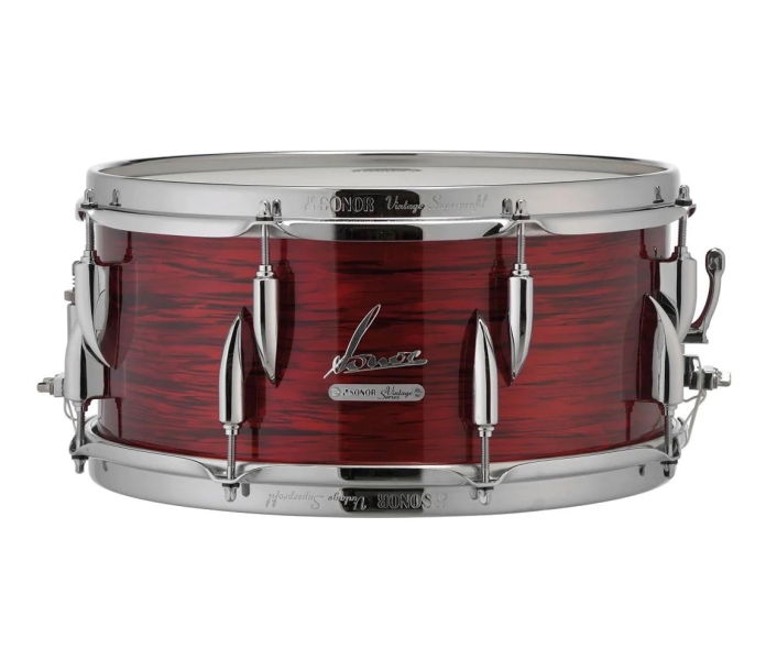 Sonor Vintage 14 X 5.75 Snare Drum, Red Oyster 15910030