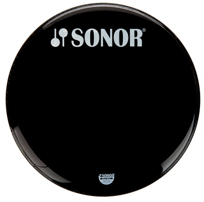 Sonor 22 Black Bass Drum Logo Head, Resonant 222001
