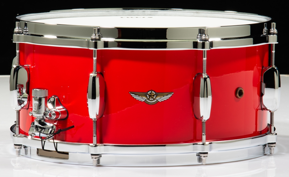 Tama Star Walnut 14 x 6.5  Snare Drum – Candy Apple Red TWS1465A-SDR