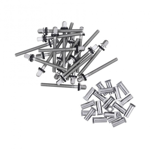 DW True Pitch TP50 Tension Rods for 5'' Deep Snare 20 Pack DWSMTP50S5