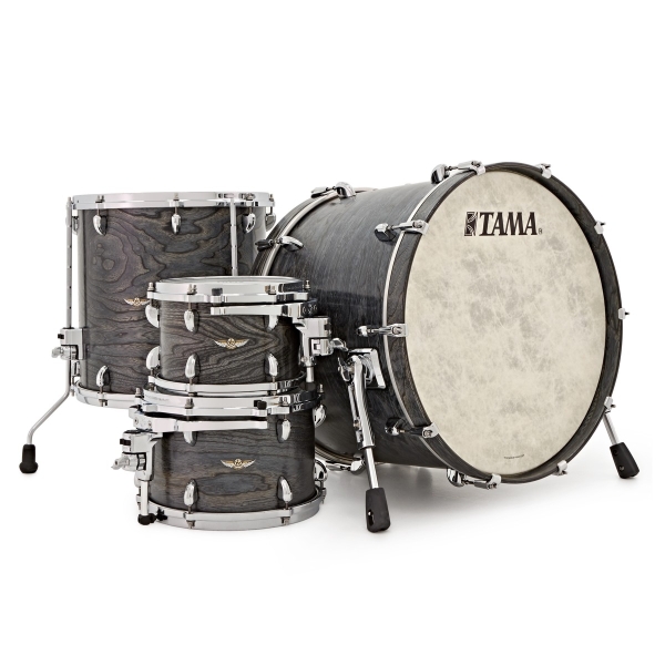 Tama Star Walnut 22” 4pc Shell Pack, Satin Charcoal Sen TW42RZS-SCS