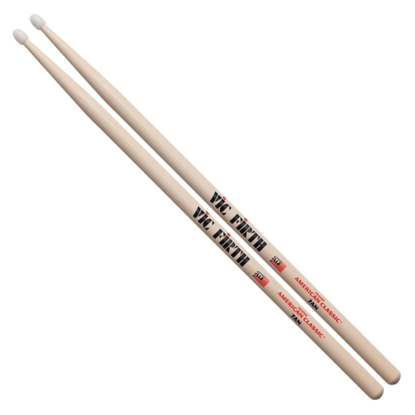 Vic Firth American Classic 7A Hickory Drumsticks, Nylon Tip     VF-7AN