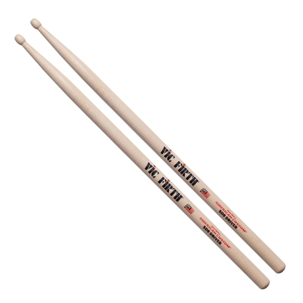 Vic Firth American Custom SD9 Driver Drumsticks, Wood Tip VF-SD9