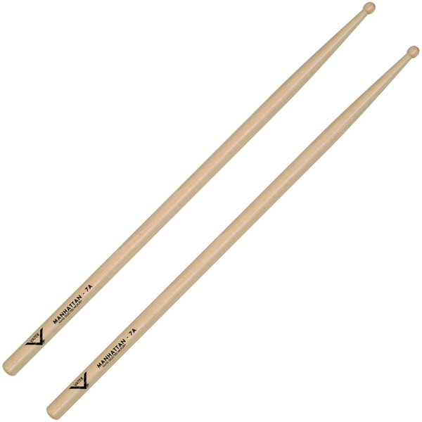 Vater 7A Manhattan Drumsticks, Wood Tip VH-7AW