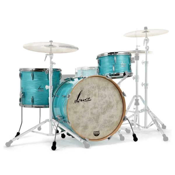 Sonor Vintage Series 3 Pce Shell Pack, 10, 16, 20 California Blue 159010481