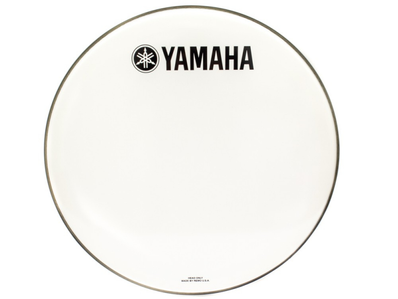 Yamaha 20 inch Classic White Bass / Kick Drum Logo Head BD20W