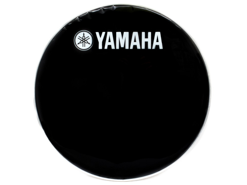 Yamaha 20 inch Classic Black Bass / Kick Drum Logo Head BD20